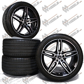 Mercedes E klasse W213 E43 E53 AMG 19 inch originele velgen A2134013800 | A2134012100