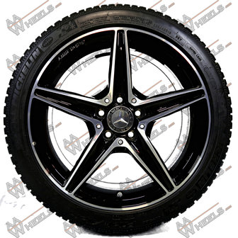 Mercedes C klasse W205 AMG 18 inch originele velgen A2054011100 | A2054011200