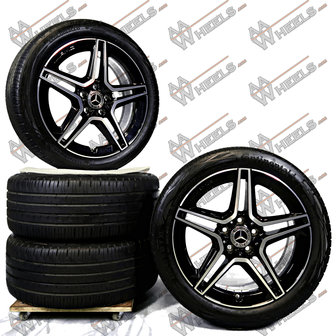 Mercedes C klasse W205 AMG 18 inch originele velgen A2054019500 | A2054019600 