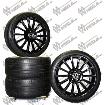 Mercedes C klasse W205 AMG Multispaak 19 inch originele velgen A2054011300 | A2054011400