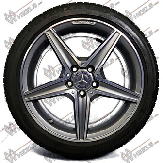 Mercedes C klasse W205 AMG 18 inch originele velgen A2054011100 | A2054011200