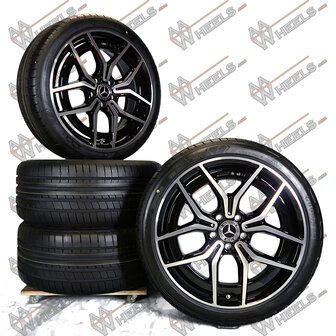 Mercedes C klasse W206 AMG 19 inch originele velgen A2064016700 | A2064016800