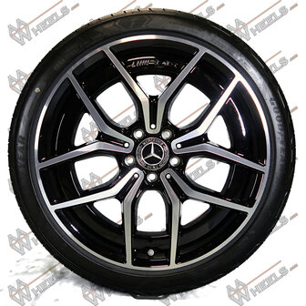 Mercedes C klasse W206 AMG 19 inch originele velgen A2064016700 | A2064016800