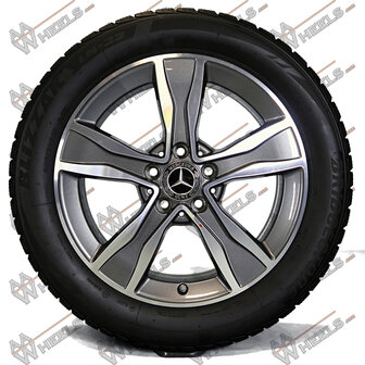 Mercedes C Klasse W205 17 inch originele velgen A2054010800 | winterbanden