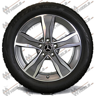 Mercedes C Klasse W205 17 inch originele velgen A2054010800 | winterbanden