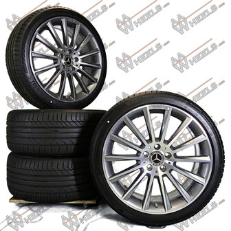 Mercedes C Klasse W205 Multispaaks AMG 19 inch originele velgen A2054011300 | A2054011400 | zomerbanden