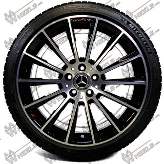 Mercedes C klasse W205 AMG Multispaak 19 inch originele velgen A2054011300 | A2054011400