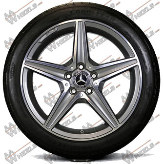 Mercedes C Klasse W205 AMG 18 inch originele velgen A2054011100 | A2054011200 | Zomerbanden