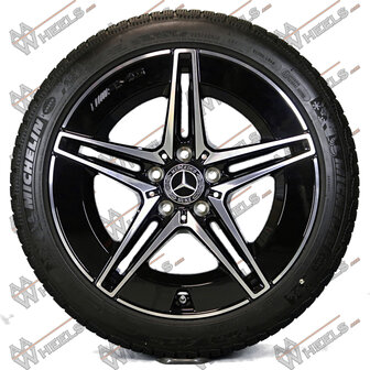 Mercedes C Klasse W206 AMG 18 inch originele velgen A2064011700 | A2064011800 | Winterbanden