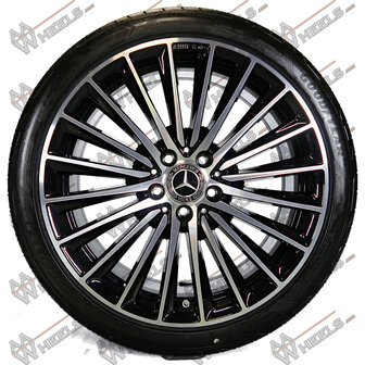 Mercedes C klasse W206 AMG 19 inch originele velgen A2064011900 | A2064012000 | Zomerbanden