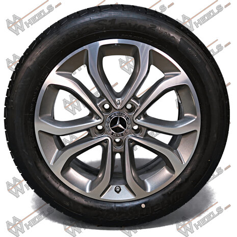 Mercedes C klasse W205 17 inch originele velgen A2054010200 | A2054013900