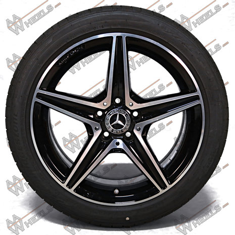 Mercedes C klasse W205 AMG 18 inch originele velgen A2054011100 | A2054011200