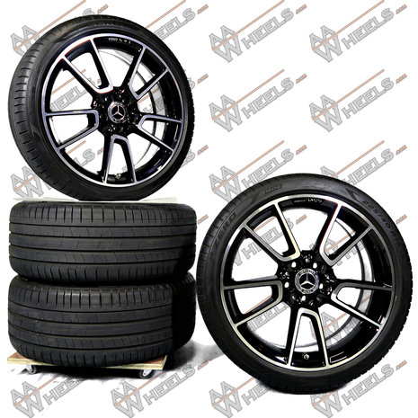 Mercedes C klasse W205 AMG 19 inch originele velgen A2054012200 | A2054012300 