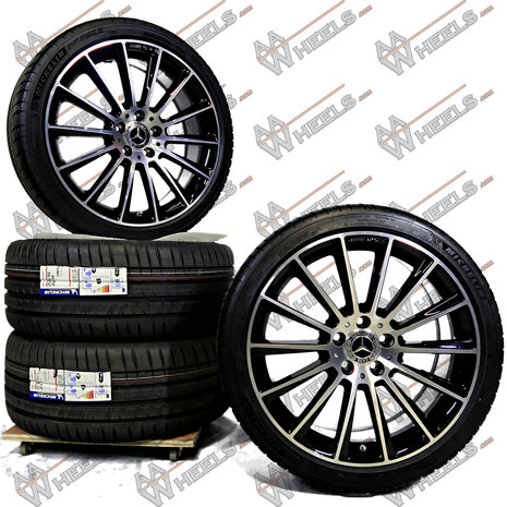 Mercedes C klasse W205 AMG Multispaak 19 inch originele velgen A2054011300 | A2054011400