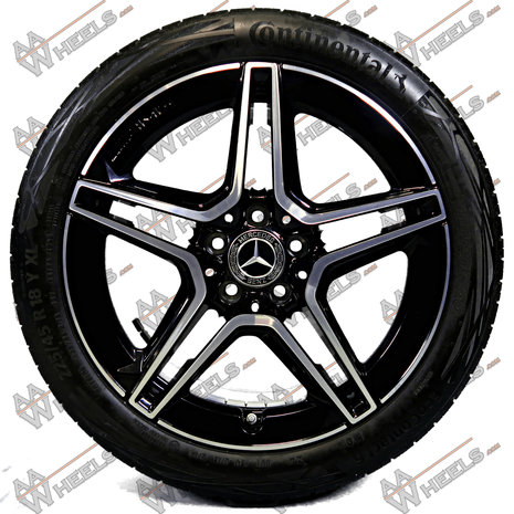 Mercedes C klasse W205 AMG 18 inch originele velgen A2054019500 | A2054019600 