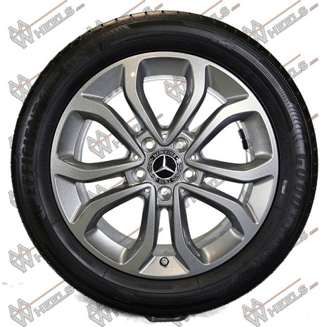 Mercedes C klasse W205 17 inch originele velgen A2054010200 (grey)