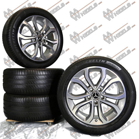 Mercedes C klasse W205 17 inch originele velgen A2054010200 | A2054013900