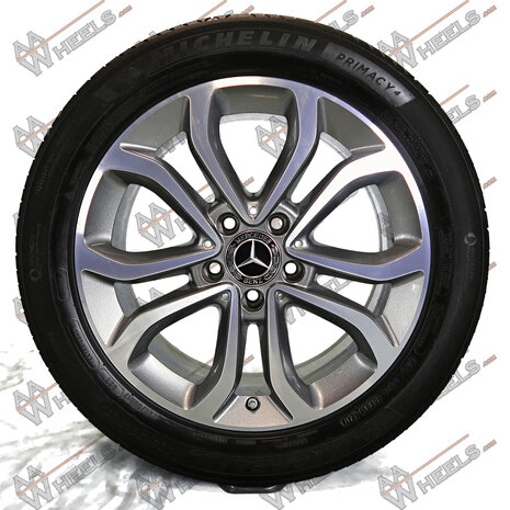 Mercedes C klasse W205 17 inch originele velgen A2054010200 | A2054013900