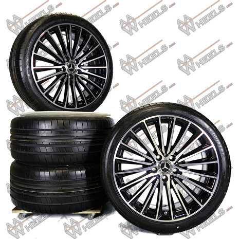 Mercedes C klasse W206 AMG 19 inch originele velgen A2064011900 | A2064012000 | Zomerbanden