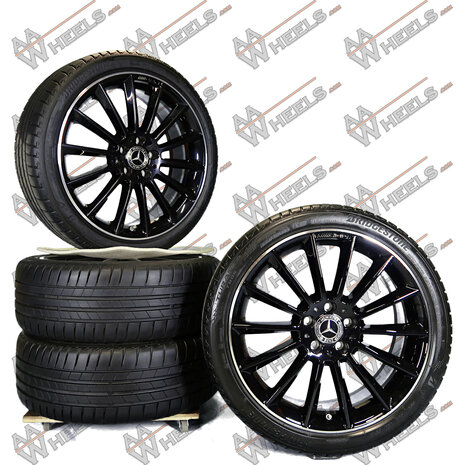 Mercedes A Klasse B klasse CLA W177 W247 W118 AMG Multispaaks 19 inch originele velgen A1774011600 | Zomerbanden