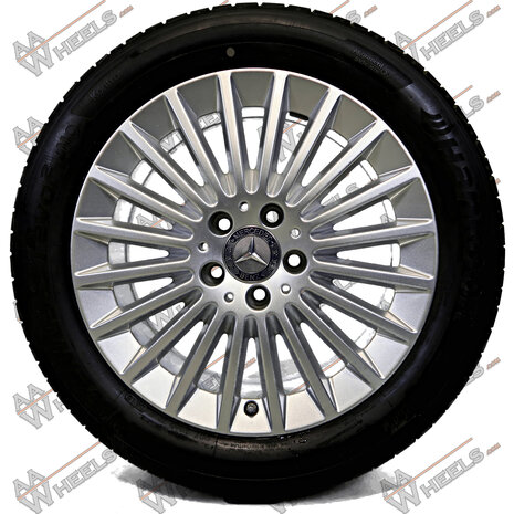 Mercedes C klasse W205 Multispaaks 17 inch originele velgen A2054010300 | Zomerbanden